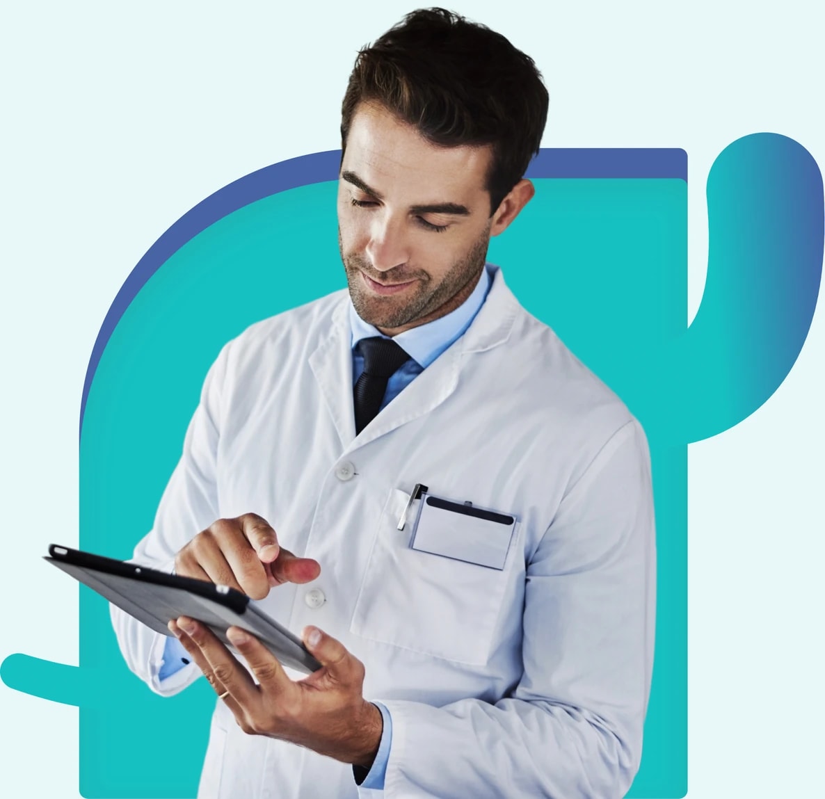 A credentialing specialist reviewing provider data