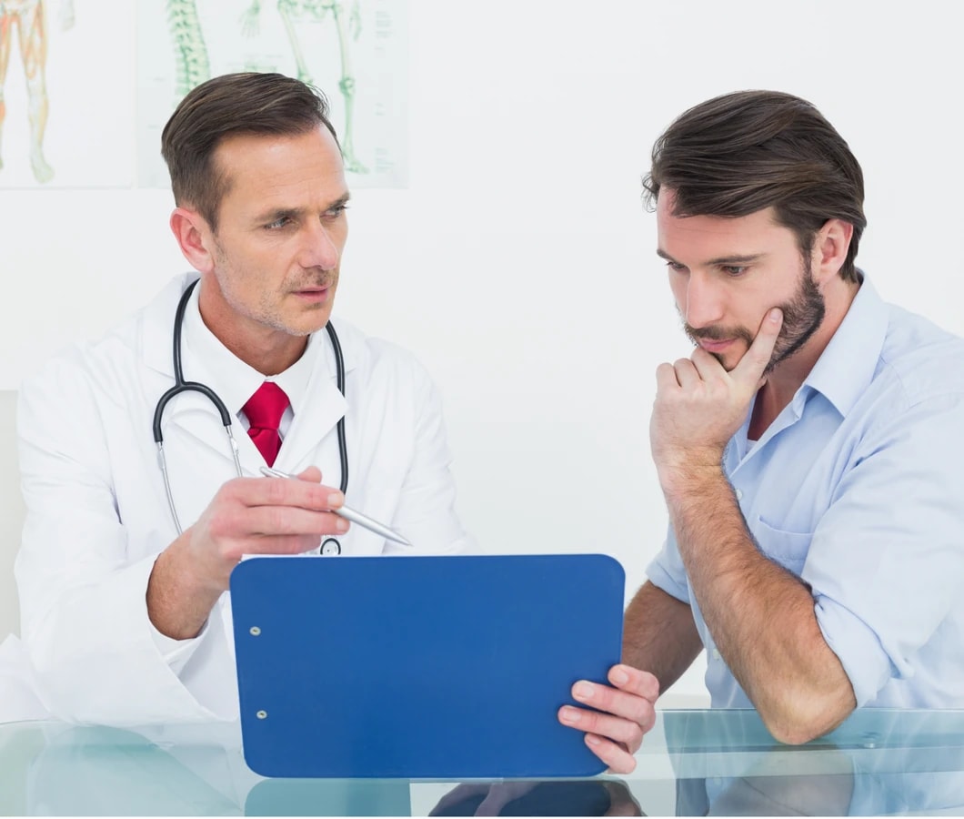 A behavioral health provider reviewing billing scope with a colleague